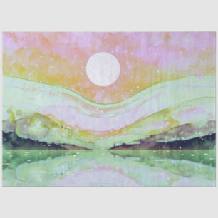*~* AP67 Pastel Abstrakt Art Malerei Natur Seidenpapier