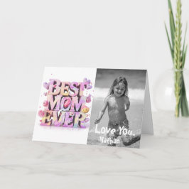 *~* AP72 Foto Emoji Whimsical Mother's Day Card Dankeskarte
