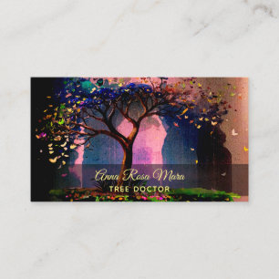 *~* AP81 Ethereal QR TREE Fantasy Business Card Visitenkarte