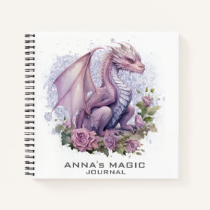 *~* AP85 Gesetz Attraction Dragon Manifesting Foto Notizbuch
