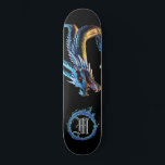 *~* AP88 Elemental Metallic Dragon Mouth Blue Skateboard<br><div class="desc">(Suchen Sie nach ähnlichen Artikeln in AP88 ) Einfache Übertragung auf andere Zazzle Produkte. Element-DRAGON mit RING von FEUER / FLAMES / FLAME und INITIALEM MONOGRAM für Ihren Namen - Behalt, bearbeiten oder löschen Sie den Text. Dieses beliebte chinesische Skateboard im chinesischen Stil ist ein individuelles Pro Element Dragon Design,...</div>