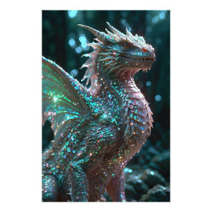 *~* AP88 Ethereal Fantasy Dragon Wall Artwork 3 Fotodruck