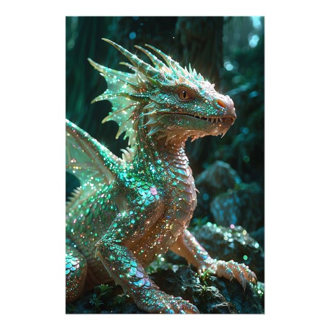 *~* AP88 Fantasy Dragon Wall Art 23 Fotodruck (Vorne)