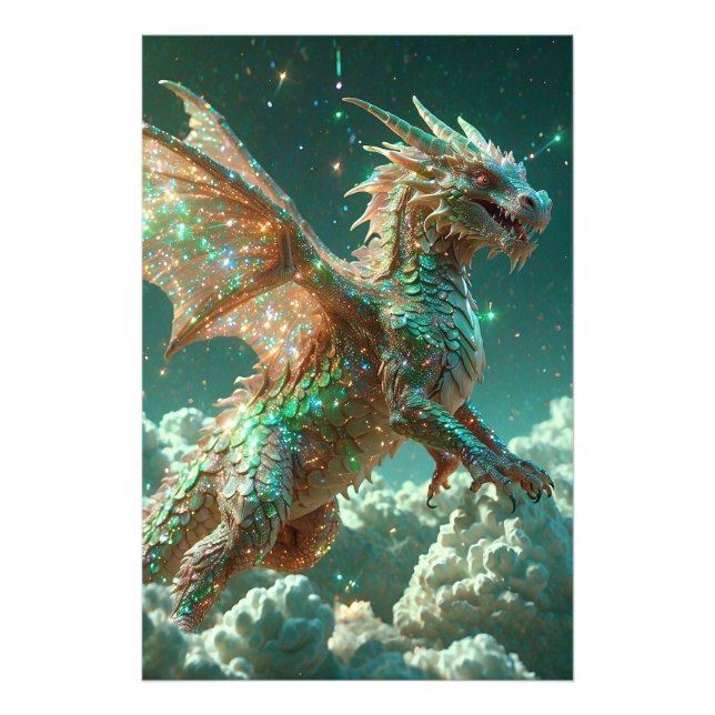 *~* AP88 Fantasy Dragon Wall Art Decor 28 Fotodruck (Vorne)