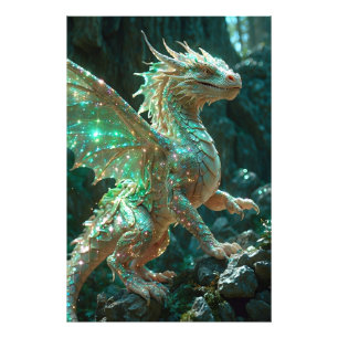 *~* AP88 Fiery Fantasy Dragon Wall Artwork 12 Fotodruck
