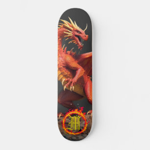 *~* AP88 Kreis des Feuerelementdrachenbruchs Skateboard