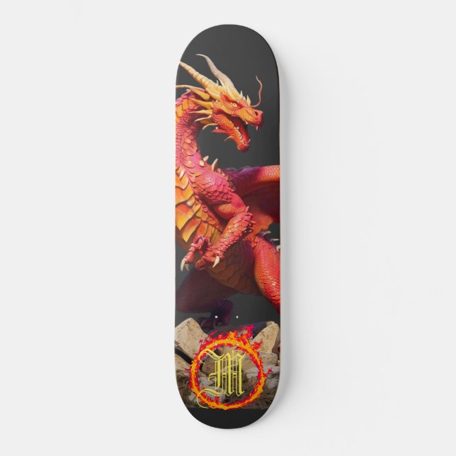 *~* AP88 Ring of Fire Elemental Dragon Fierce Skateboard (Vorderseite)