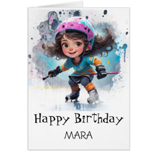 *~* AP94 22 Carte d'anniversaire de fille de hock