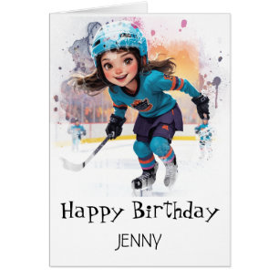 *~* AP94 Fille de hockey sur glace Joueuse12 Cute