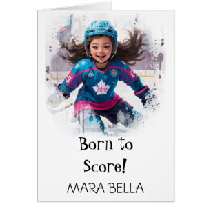 *~* AP94 Niedlich Hockey Girl 21 Geburtstag person