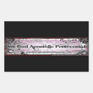 AP-Aufkleber Rechteckiger Aufkleber