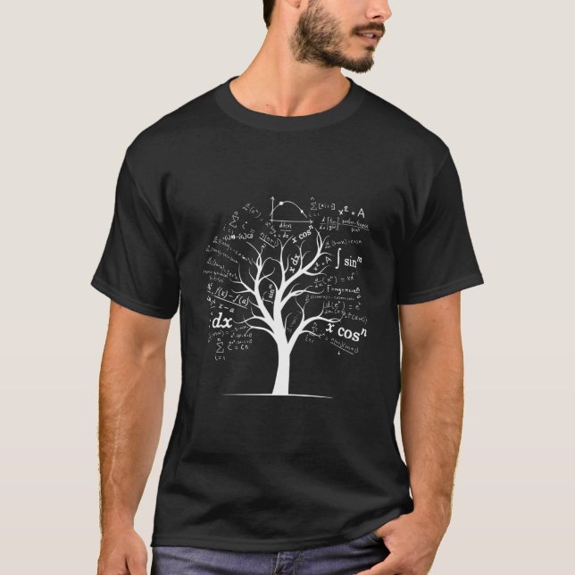 Ap Calculus Algebra Tree Math Teacher Nerd Geek T-Shirt (Vorderseite)