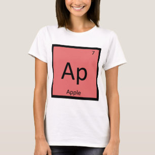 AP - Periodisches Tabellensymbol für die Fruchtche T-Shirt