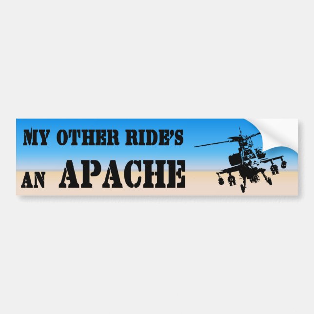 Apache3 Autoaufkleber (Vorne)