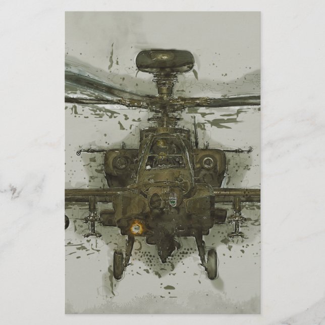 Apache Attack Hubschrauber (Vorderseite)