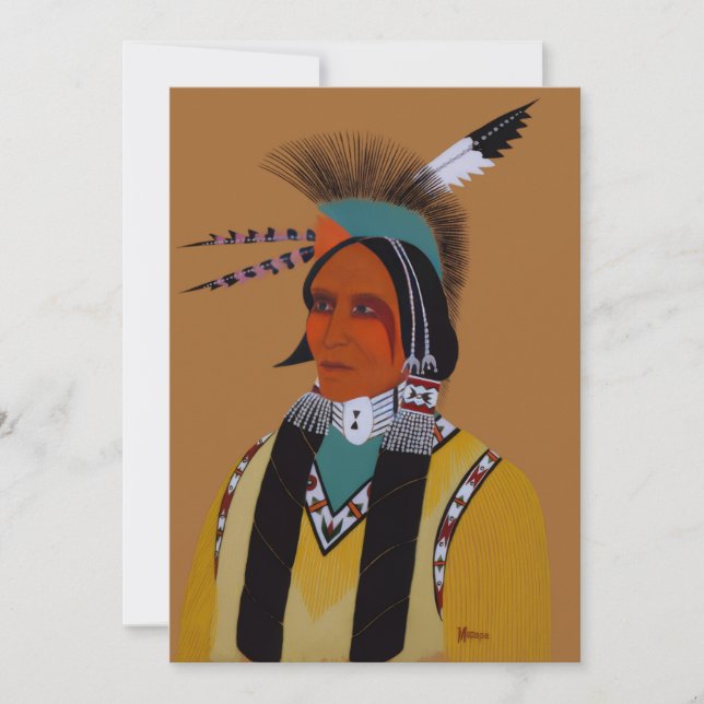 Apache Ben Einladung (Vorderseite)