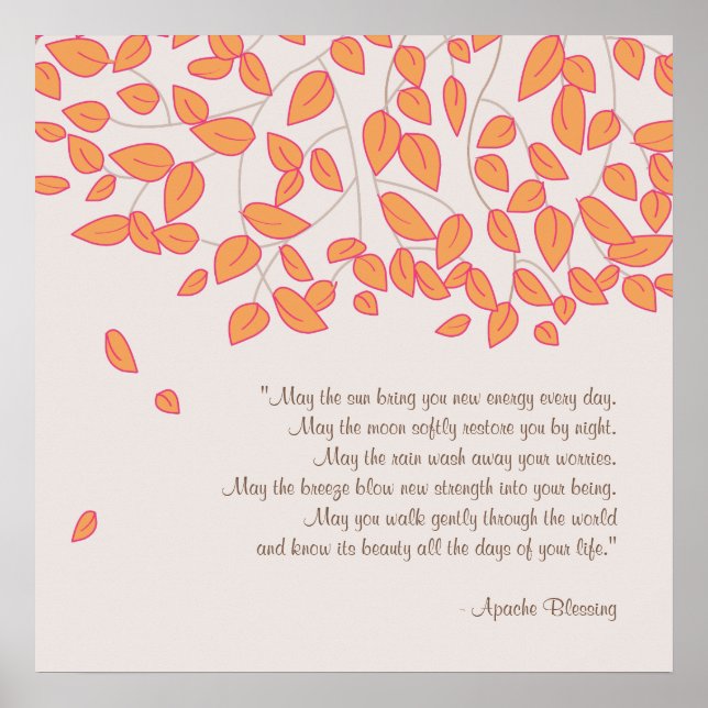 Apache Blessing Poster (Vorne)