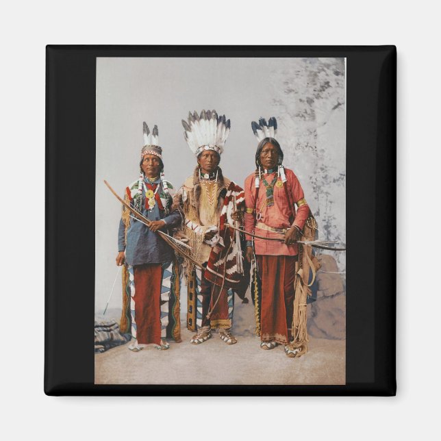 Apache Chiefs Garfield Ouche Te Foya 1899 Magnet (Vorne)