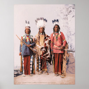 Apache Chiefs Garfield, Ouche-te Foya und Sanches. Poster