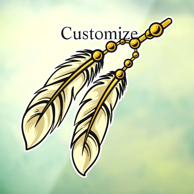 Apache Feathers Thunder_Cove Fensteraufkleber (Blatt 3)