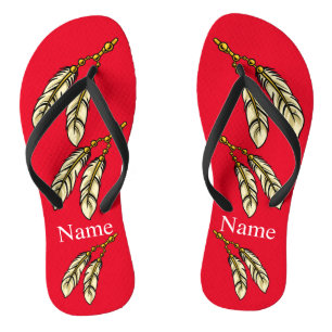 Apache Feathers Thunder_Cove Flip Flops