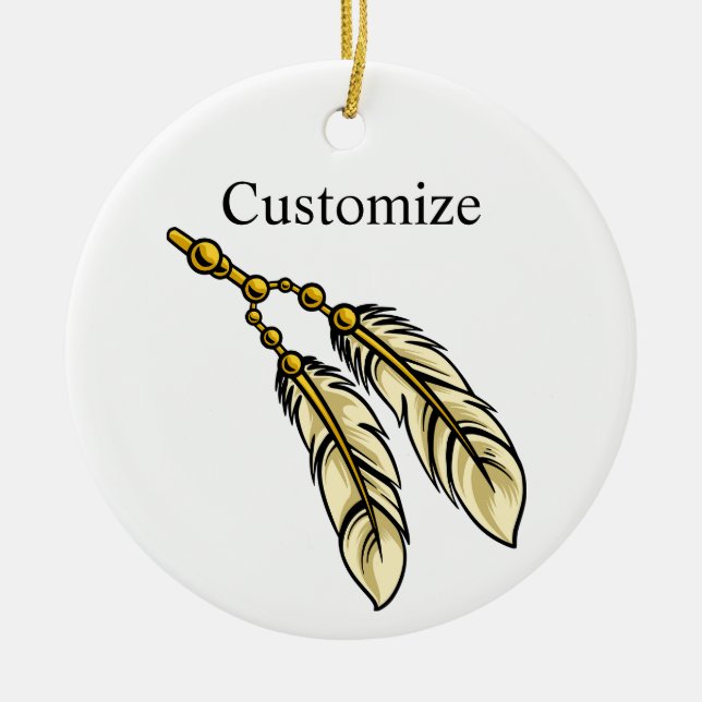 Apache Feathers Thunder_Cove Keramik Ornament (Vorne)