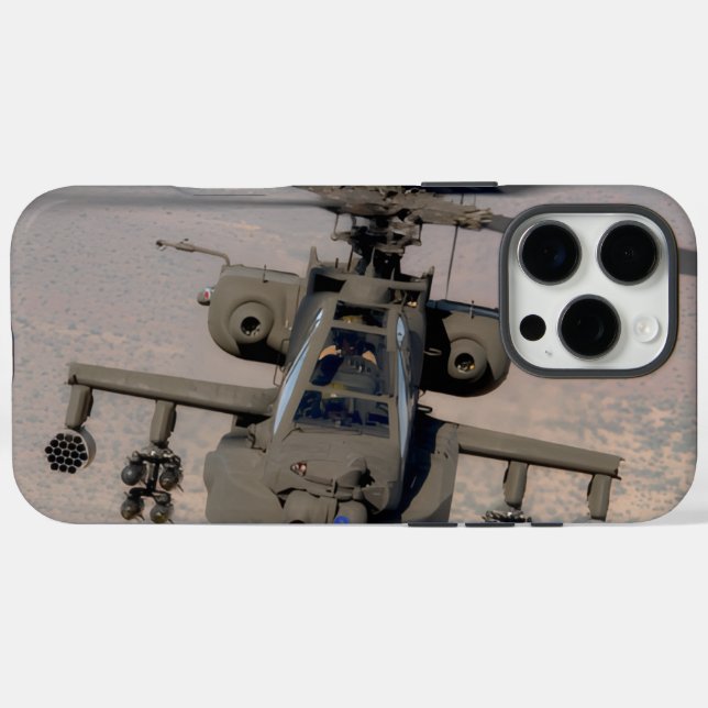 Apache Helicopter Air Wings Destiny iPhone 16 Pro Max Hülle (Rückseite (Horizontal))