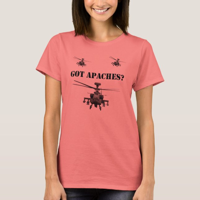 Apache Helicopter T-Shirt (Vorderseite)