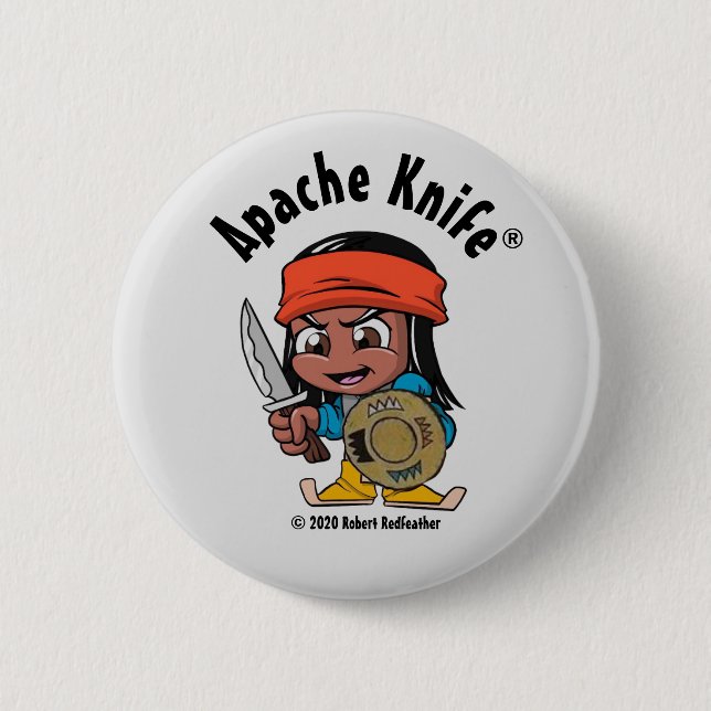 Apache Knife® Apache Kid 1.B Button (Vorderseite)