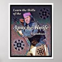 Apache Knife ®️ ™️ 🇸 von Robert Redfeather entwor