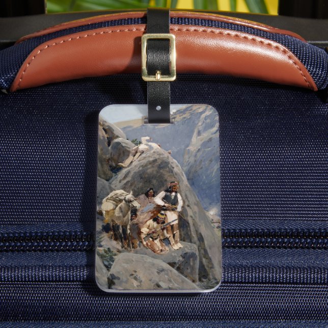 Apache-Krieger: Hinterhalt in der amerikanischen K Gepäckanhänger (Vorderseite Insitu 2)