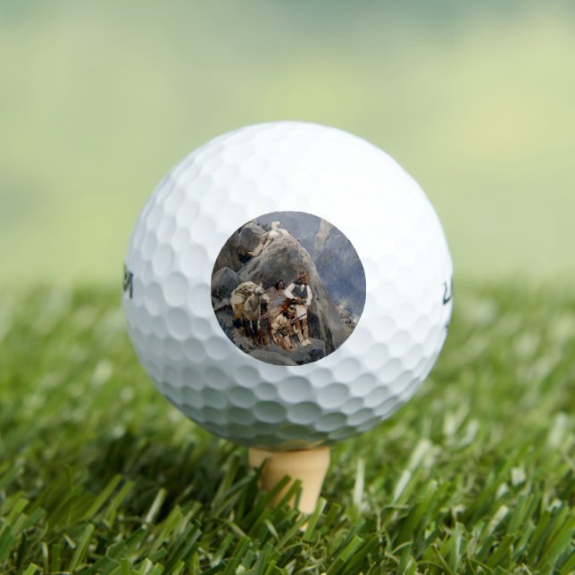 Apache-Krieger: Hinterhalt in der amerikanischen K Golfball (Insitu T-Shirt)