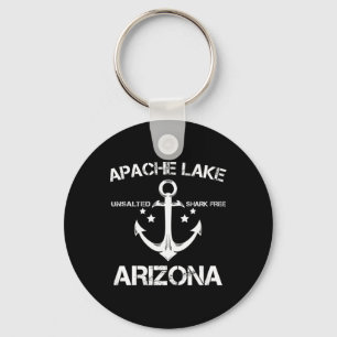 Apache Lake Arizona Lustiges Angeln Camping Sommer Schlüsselanhänger