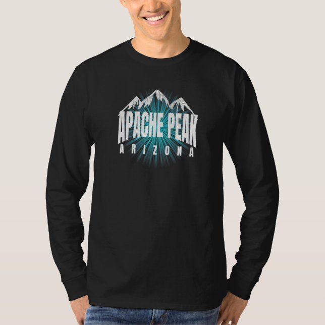 Apache Peak AZ Mountain Climber Cool & Trendy Apac T-Shirt (Vorderseite)