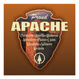 Apache (Pfeilspitze) Poster