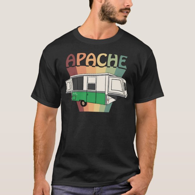 Apache Royal Pop Up Camper 1975 T-Shirt (Vorderseite)