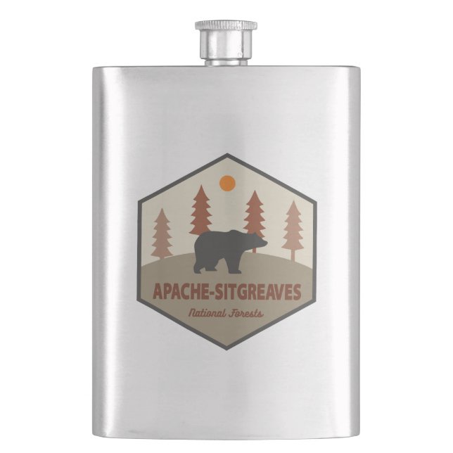 Apache-Sitgreaves Nationalwald Arizona Bär Flachmann (Vorderseite)