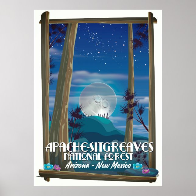 Apache-Sitgreaves-Nationalwald Poster (Vorne)