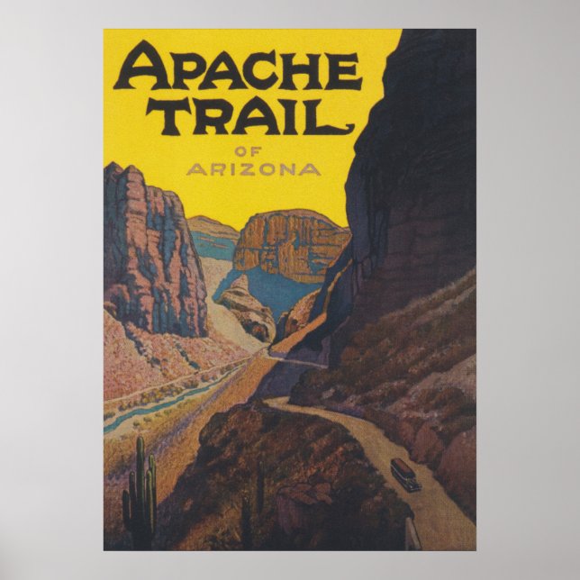 Apache Trail in Arizona Poster (Vorne)