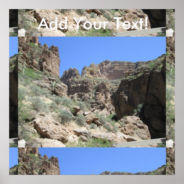 Apache Trail View Poster (Vorne)