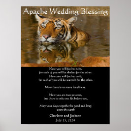 Apache Wedding Blessing Tiger Poster