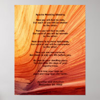 Apache Wedding Segen Poster 11" x 14" Matte