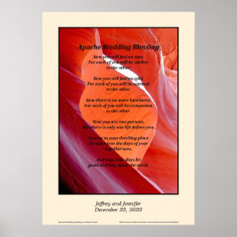 Apache Wedding Segen Poster 20" x 28"