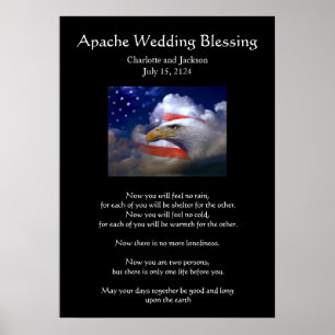 Apache Wedding Sessing Eagle Poster