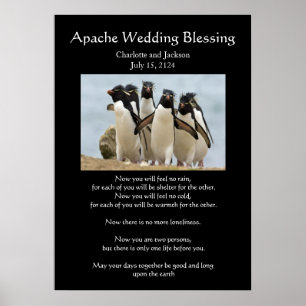 Apache Wedding Sessing Pinguine Poster