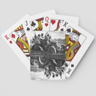 APACHEN UND GERONIMO FAHREN EIN KRAFTFAHRZEUG SPIELKARTEN