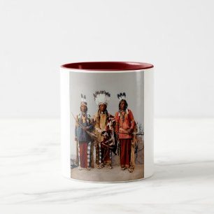 Apachenhäuptlinge Zweifarbige Tasse