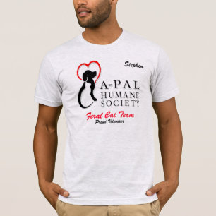 APAL Logo-Freiwilliger - Gewohnheit/Name T-Shirt