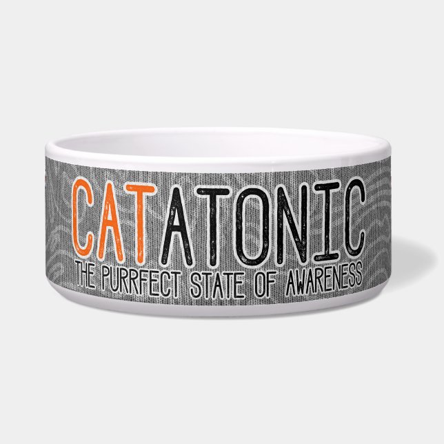 APAL - Träumen der CATatonic Miezekatze für Napf (Vorderseite)