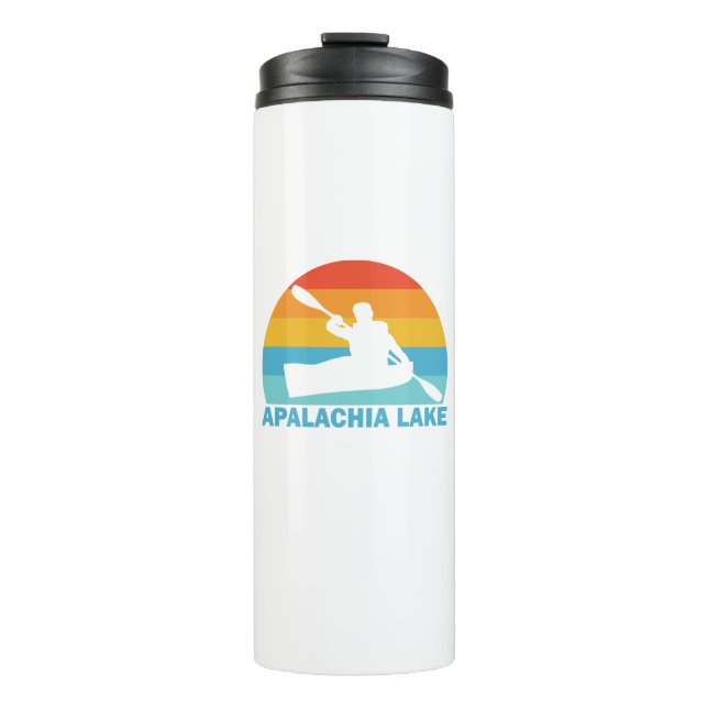 Apalachia Lake North Carolina Kayak Thermosbecher (Vorderseite)